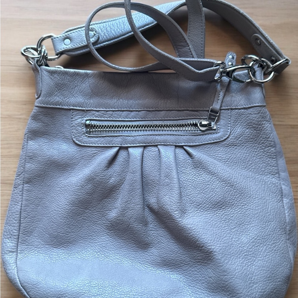 Roots White Crossbody Bag with Adjustable Strap Vintage and Hard to Find.